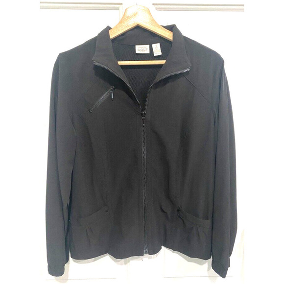 Zenergy Golf by Chico's - Black Light Jacket women Chico's size 1 (Medium) - Picture 1 of 3
